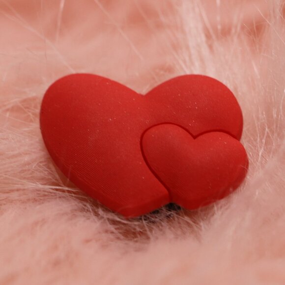 Hearts Croc Charm - Picture 1 of 2